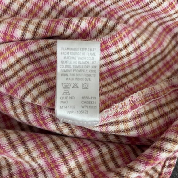 Woolrich Women's VTG Pink Plaid 100% Cotton BRY Size M Cabincore Fisherman - Picture 4 of 6